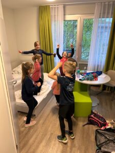 Trainingsnachbesprechung der U12