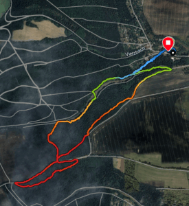 Laufstrecke Ahlsdorfer Crosslauf 2025