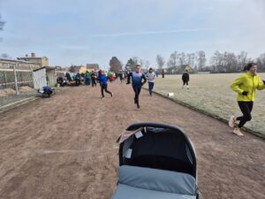 Wechselzone auf der Zielgeraden