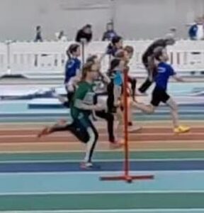 Hannah läuft vorweg