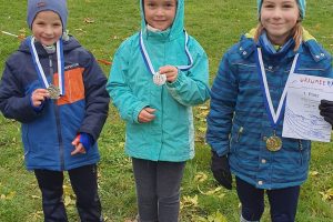 Max, Johanna und Nele freuten sich über ihre Medaillen