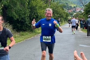 Dirk kurz vor dem Ziel Dirk kurz vor dem Ziel