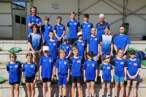 Die komplette Mannschaft des SV 1885 Teutschenthal Abt. Leichtathletik bei den KKJS