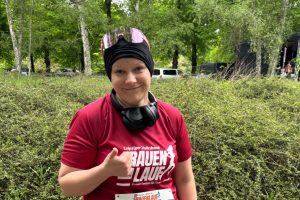 Vor dem Start Optimismus bei Melanie
